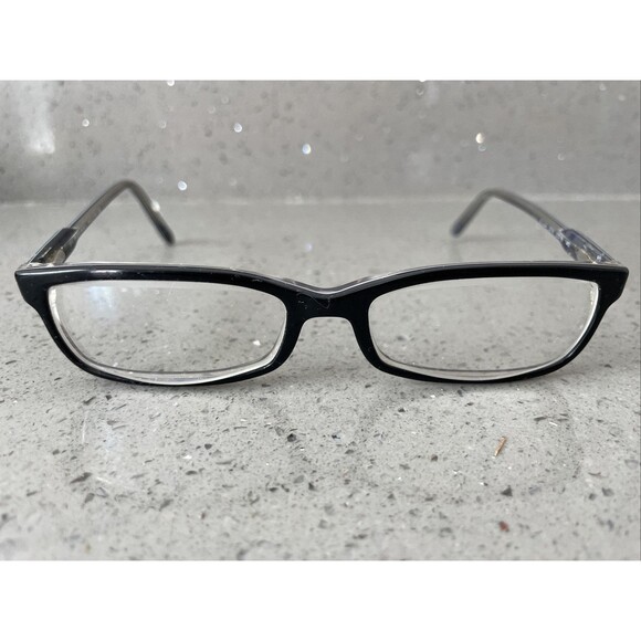 Burberry Black Clear Rectangular Glasses Frames ONLY Italy B2004 3016 52 16 140